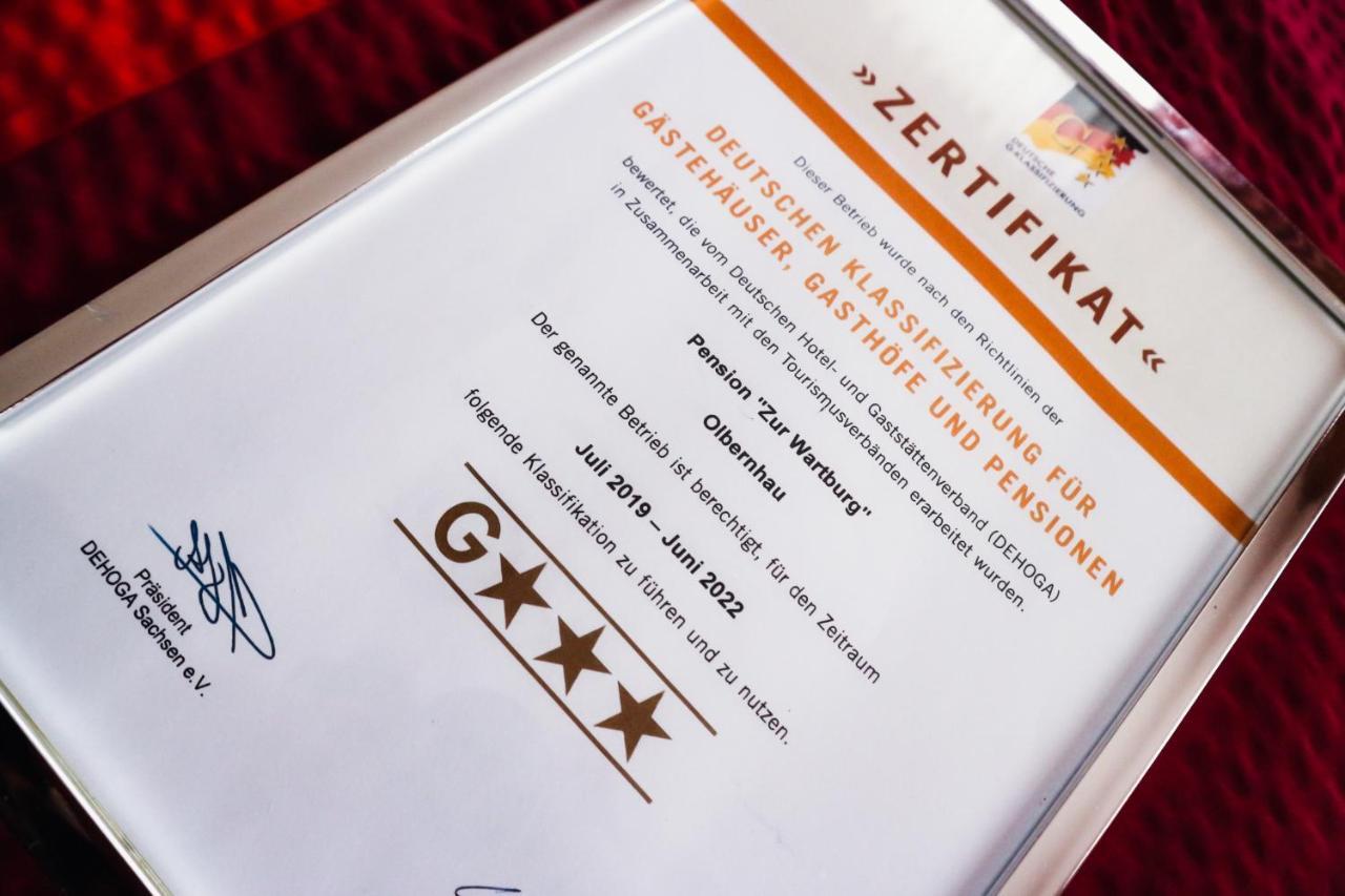 Pension Zur Wartburg Olbernhau Buitenkant foto